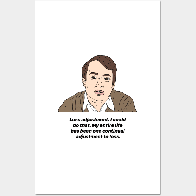 MARK CORRIGAN | LOSS ADJUSTMENT Wall Art by tommytyrer